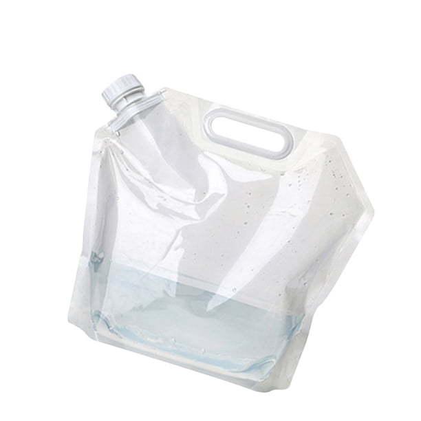 Soidarity Bolsa de agua de 5/10/15L, jarra de almacenamiento ligera, botella de agua de buen sellado con asa incrustada, contenedor de agua de gran Type2 NO2 Soidarity OD001095-02