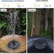 thumbnail image 4 of 6w Solar Springbrunnen Eingebaute1500 Mah Batterie Actualizado Solar Teichpumpe Wasserpumpe Solar Schwimmender Fontne Pumpe Mit 6 Fontnenstile Fr Garten,, 4 of 5