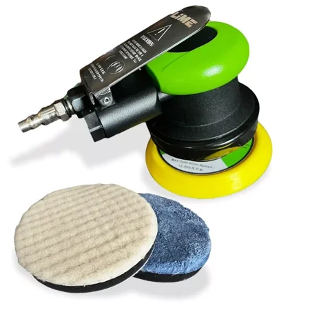 LiME LiNE Rotary Hand Polisher with 2 polishing pad - 4 inch DIY Rotary Buffer