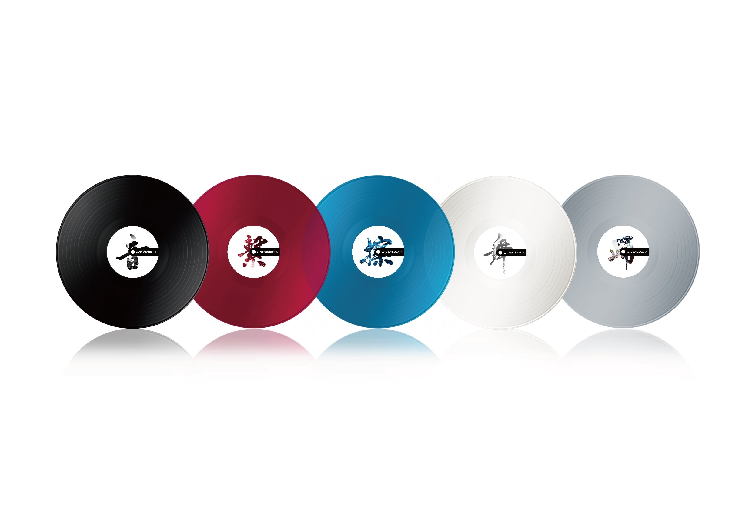 Pioneer DJ RB-VD2-CL - rekordbox Control Vinyl (Set of 2) (Transparent)