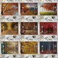 thumbnail image 2 of 2024 Placemat Yellow Forest in Autumn Pattern Linen Fabric Table Mats Family Dinner Tableware Kitchen Table Mat, 2 of 7