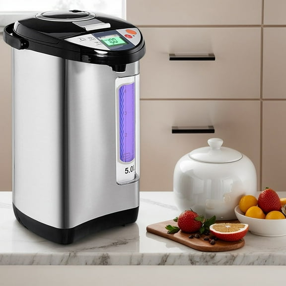 Resenkos 5-liter Electric LCD Water Boiler and Warmer, Hot Water Dispenser, Adjustable Water Boiler and Warmer