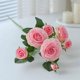thumbnail image 4 of Simulación de rosas, Luna, rosa, flor, sala de estar, arreglo decorativo, boda, arreglo de flores falsas, accesorios for fotos, 4 of 5