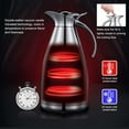 thumbnail image 5 of OFEFE 68 oz Stainless Steel Coffee Thermal Carafe,Coffee Thermos/Double Walled Vacuum Thermos Insulated / 12 Hour Heat Retention / 2 Liters (Silver), 5 of 7