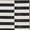 Black, variant on Unique Loom Decatur Collection Area Rug - Striped (2' x 7' 10" Runner Black/Ivory)