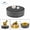 Black, variant on 12cm 360 Degree Rotating Turntable Matte Electric Display Stand Video Shooting Props Turntable,