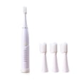 thumbnail image 1 of EeaseMX Cepillo de dientes eléctrico inteligente, automático, resistente al agua, con 6 modos, vibración acústica y ultrasónico, con 4 cabezales (blanco), 1 of 8