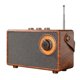 thumbnail image 1 of Retro FM-radio Bärbar Trä Bluetooth-radio Bas Högtalare Handsfree Mp3-spelare Support USB/tf Bil, 1 of 5