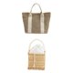 thumbnail image 1 of 2 Uds. De Bolso Tejido Bohemio Para Mujer, Para Compras De Hombro Para Mujer Yinane monedero de paja, 1 of 8