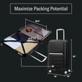 thumbnail image 3 of Equipaje Samsonite Freeform Hardside, ampliable, 21 pulgadas, Merlot, 3 of 8