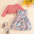 thumbnail image 5 of Yammkia Dress Baby Girl Toddler Girls Dress for Fall Long Sleeve Dresses for Girl's Dress Little Girl 6 9 12 18 24 Months 2T 3T(Pink,6-9 Months), 5 of 7