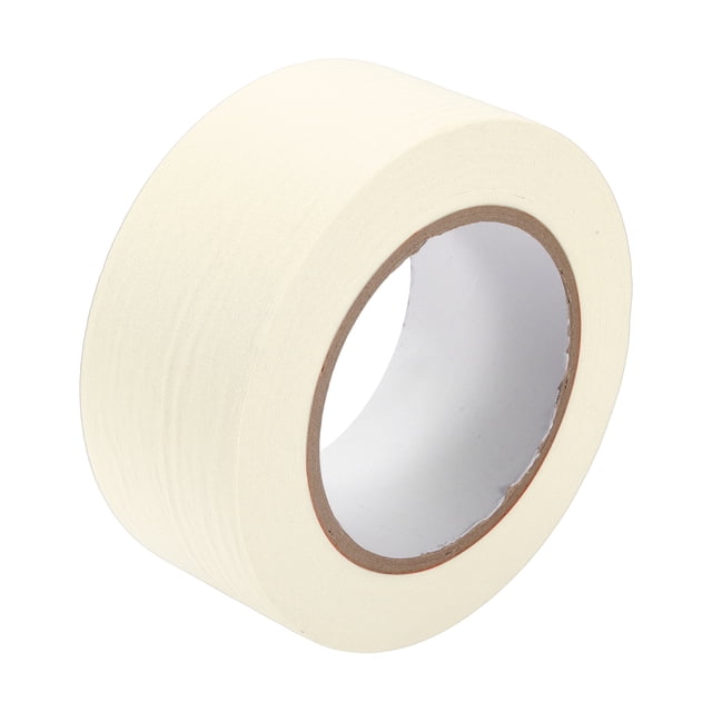 Cinta de pintor universal Unique Bargains - Cinta de pintura para automóviles DIY para enmascarar sin residuos - Papel crepé blanco - 2 pulgadas x 54.7 yardas
