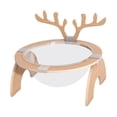 thumbnail image 3 of Cama para gatos, cama para mascotas, casa, juguete para gatos, soporte universal de madera, accesorios para mascotas, transparente, sólido L, 3 of 9