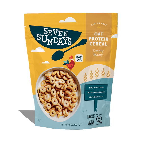 (Pack of 6), Seven Sundays Simply Honey Oat Protein Cereal, 8 oz