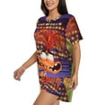 thumbnail image 2 of Lsque inside out 2 Women's Short-Sleeved Pajama Set - 2 Piece Soft and Lightweight Sleepwear Set-Large, 2 of 9