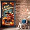 thumbnail image 2 of Autumn Leaves Happy Friendsgiving Turkey Banner Festive Pumpkin for Thanksgiving Party Indoor Celebration Fall Decor, 2 of 8