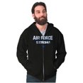 thumbnail image 5 of US Air Force Strong USAF Pride Zip Up Hoodie Men's Women's Brisco Brands S, 5 of 6
