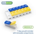 thumbnail image 4 of Ezy Dose Weekly (AM/PM) Travel Pill Organizer, Sun and Moon, 4 of 5