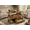 Rustic Brown, variant on GALAXHERO Coffee Table, 39" Lift Top Coffee Table with Hidden Compartment, Storage Drawers and Storage Shelf for Living Room, Reception Room Greige