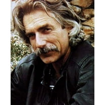 Sam Elliott 1980's era portrait in black leather jacket 8x10 inch photo