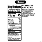 (2 pack) good2grow 6oz 50% Less Sugar Grape Juice Single Serve (Character Tops Vary)