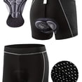thumbnail image 1 of QJUHUNG High-Performance Mens Cycling Shorts - Stretchy & Ventilated for Breathable Comfort - 3D Gel Padded Seamless Integration Bike Riding Pants for Bicyclists, 1 of 7