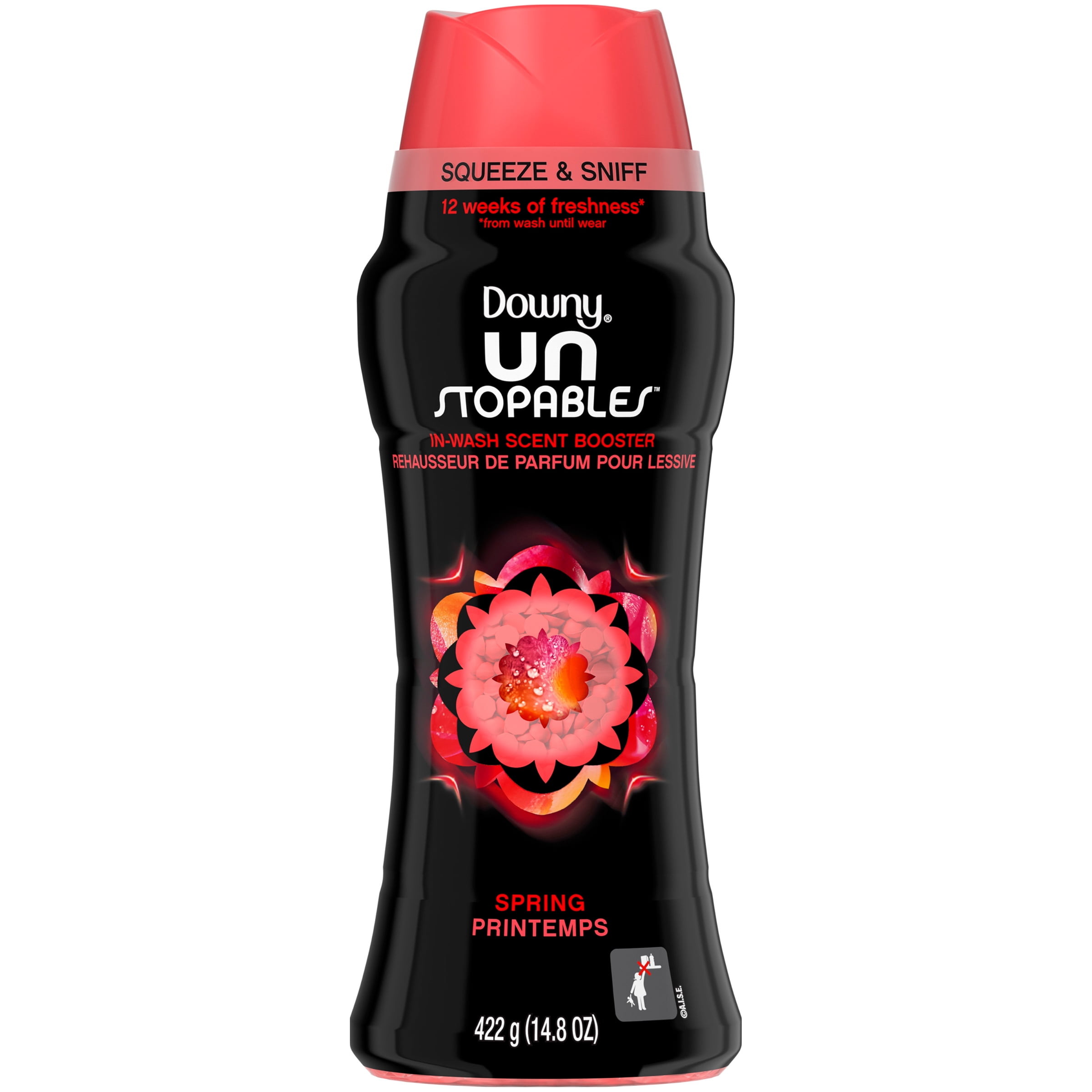 Downy Unstopables InWash Scent Booster Beads, SPRING, 14.8 oz