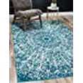thumbnail image 3 of Unique Loom 3141447 2 ft. 2 in. x 3 ft. Grace Sofia Rectangular Rug, Turquoise, 3 of 10