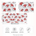 thumbnail image 2 of Yayeee Pillowcase Standard Size Set of 2 Satin Wrinkle Resistant Pillow Case, Santa Hats Pattern, 2 of 8