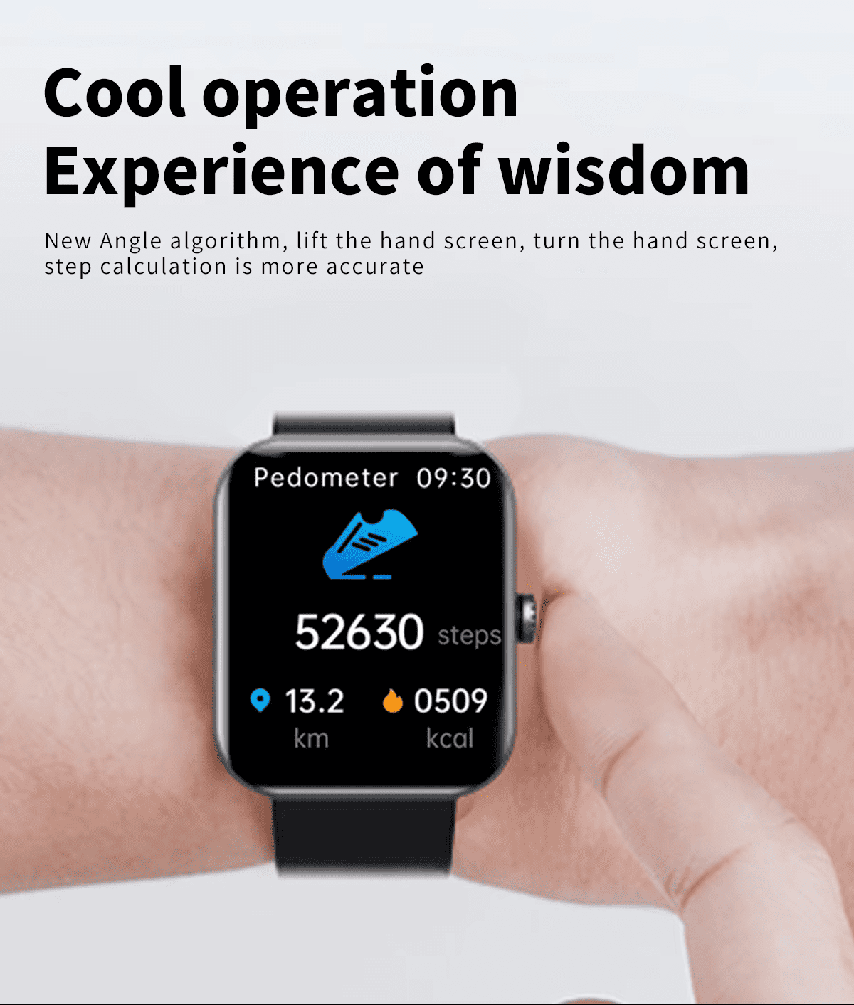 Laatikui Smart watch 1.91 Touch Screen Waterproof Sports Watch f57L