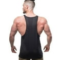 thumbnail image 3 of RYDCOT Men Muscle Sleeveless Shirt Tank Top Bodybuilding Sport Fitness Workout Vest Black L, 3 of 8