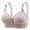 Gray, variant on qolati Push Up Sports Bras for Women Seamless Lace Wireless Comfortable No Underwire Everyday Bras Adjustable Straps Wirefree Breathable T-Shirt Bras