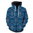 thumbnail image 1 of Abstract Pattern Men's Zipper Hoodie Fashion Teens Cool 3D Printed Spring Oversized Casual Tops Long Sleeve With Hood Jackets, 1 of 5