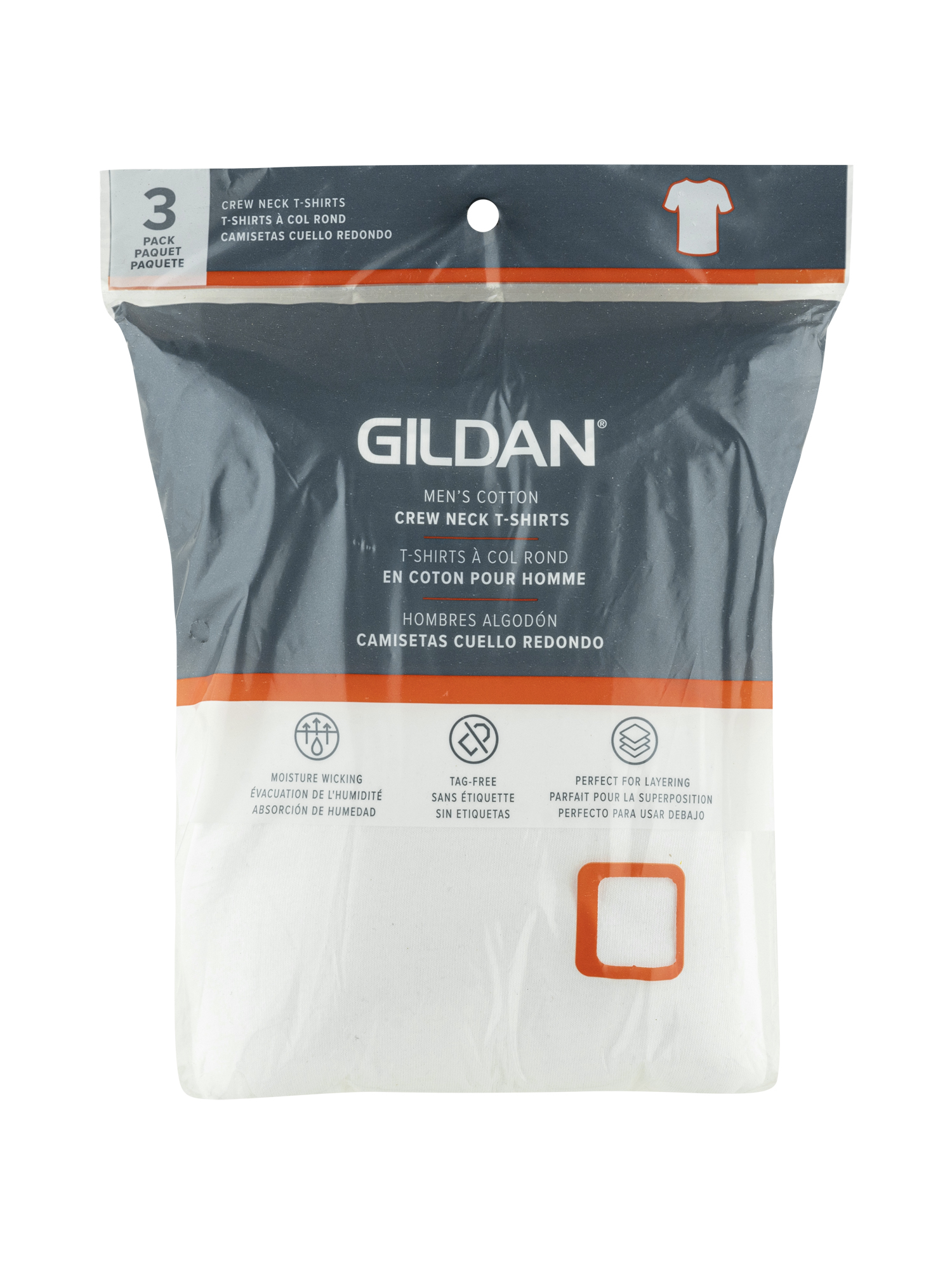 Gildan Men's Crew T-Shirt, 3-Pack photo 2