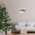 thumbnail image 2 of Winter Wonderland Snowman Cardinal Snowy Red Truck Transportation Painting Framed Art Print Wall Art, 2 of 7