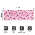 thumbnail image 5 of Pink Breast Cancer Door Rugs,Washable Non Slip Door Mats Indoor,Decorative Door Mats,Entry Mat Indoor for Entrance,Bedroom,Kitchen,Bathroom,16"x47", 5 of 6