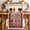 Brown, variant on Valentine's Day Table Runner 72 Inches Long Farmhouse Dress Scarves, Vintage Love Heart Romantic Roses Gnomes Dining Tablerunner for Coffee Table/Kitchen Island/Party Décor, 13" x 72"