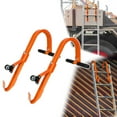 thumbnail image 1 of VIAGL Ladder Roof Hook with Wheel, Heavy Duty Ladder Stabilizer with Rubber Grip T-Bar for Damage Prevention, Roof Ridge Ladder Hook Quick and Secure Installation on steep Roofs, 2 Pack, 1 of 5