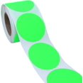 thumbnail image 4 of Hybsk 2 Inch Fluorescent Green Blank Target Pasters for Shooting 300 Adhesive Target Stickers Per Roll (Fluorescent Green), 4 of 5