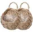 thumbnail image 1 of 2 piezas Cesta colgando de cuesta colgando cestas de flores colgantes Canasta de lentes para, 1 of 8
