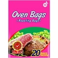thumbnail image 1 of 通用 Oven Bags Cooking Roasting Bags for Chicken Meat Ham Seafood Vegetable (25×38 cm) - Disposable, PET with Drawstring Closure, Clear, 1 of 6