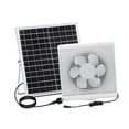 thumbnail image 3 of Ventilador de ventilación solar, extractor de aire de 12 V con caja de obturador de alta velocidad para 8 pulgadas, 3 of 9