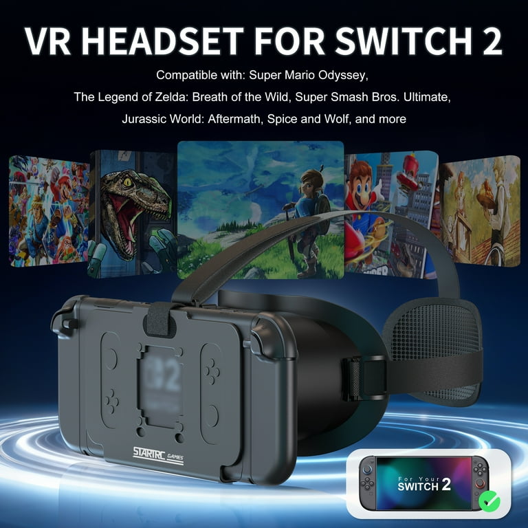VR Headset for Nintendo Switch 2 Model Virtual Reality VR Glasses