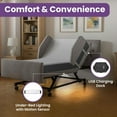 thumbnail image 3 of ProHeal Full Electric Hospital Bed, Home Style, Memory Foam Mattress, Fully Adjustable | Full Medical Bed Package For Home Use - Twin Size, 3 of 8