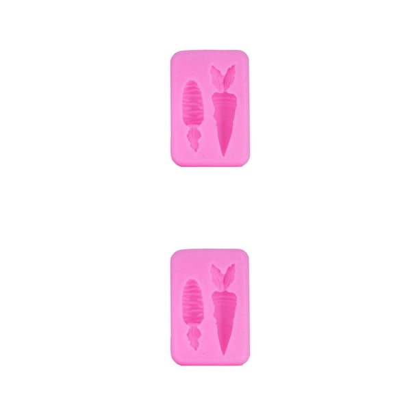 Molde de silicona de Pascua Matsuzay diseño de zanahoria y conejo