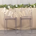 thumbnail image 4 of Efavormart 10ft Natural Pre-Strung Mr & Mrs Wooden Letter Garland with Botanical Design, Handmade Rustic Wedding Anniversary Banner, 4 of 11