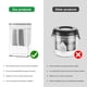 thumbnail image 5 of Colador de yogur griego, 1100 ml, colador multiyogur, con bolsa de malla fina y tapa para yogur griego grueso, leche de soja, kéfir, bayas, sopa, zumo de fruta, café, 5 of 5