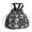 Skull and Butterfly, variant on Moth and Flower Gothic Pattern Drawstring Insulated Lunch Bag for Women, Stain-Resistant Large Lunch Tote with Multi-Pockets for Work Office