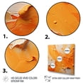 thumbnail image 3 of Designart "Dancing Tangerines I" Abstract Landscape Floater Framed Canvas Print, 3 of 7