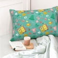 thumbnail image 4 of Salouo Happy Summer Pattern Pillow Cases,1PC Pillow Covers with Envelope Closure Decorative Pillow Case for Bed Couch,Pillows Not Included-20"x30", 4 of 6